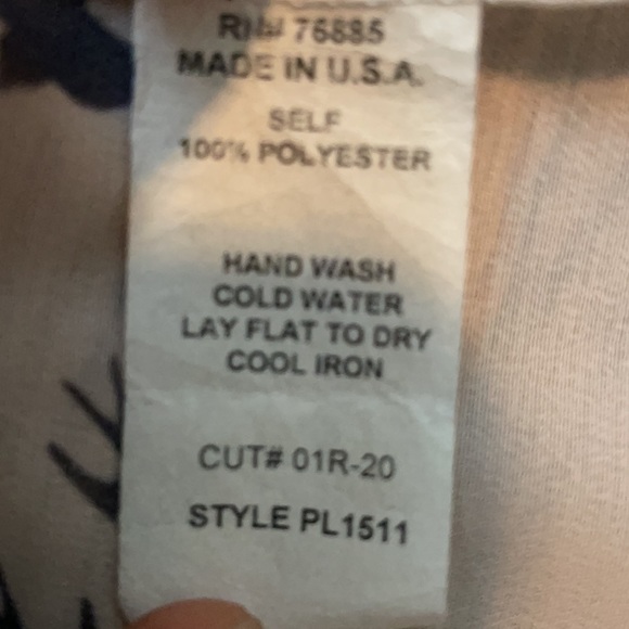 Button down bird print blouse - Picture 4 of 6